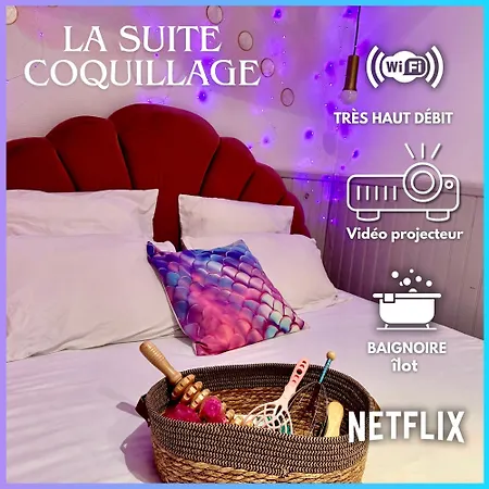Appartement Coquillages Et Crustacés, Netflix Baignoire îlot Chez Ivona Gujan-Mestras